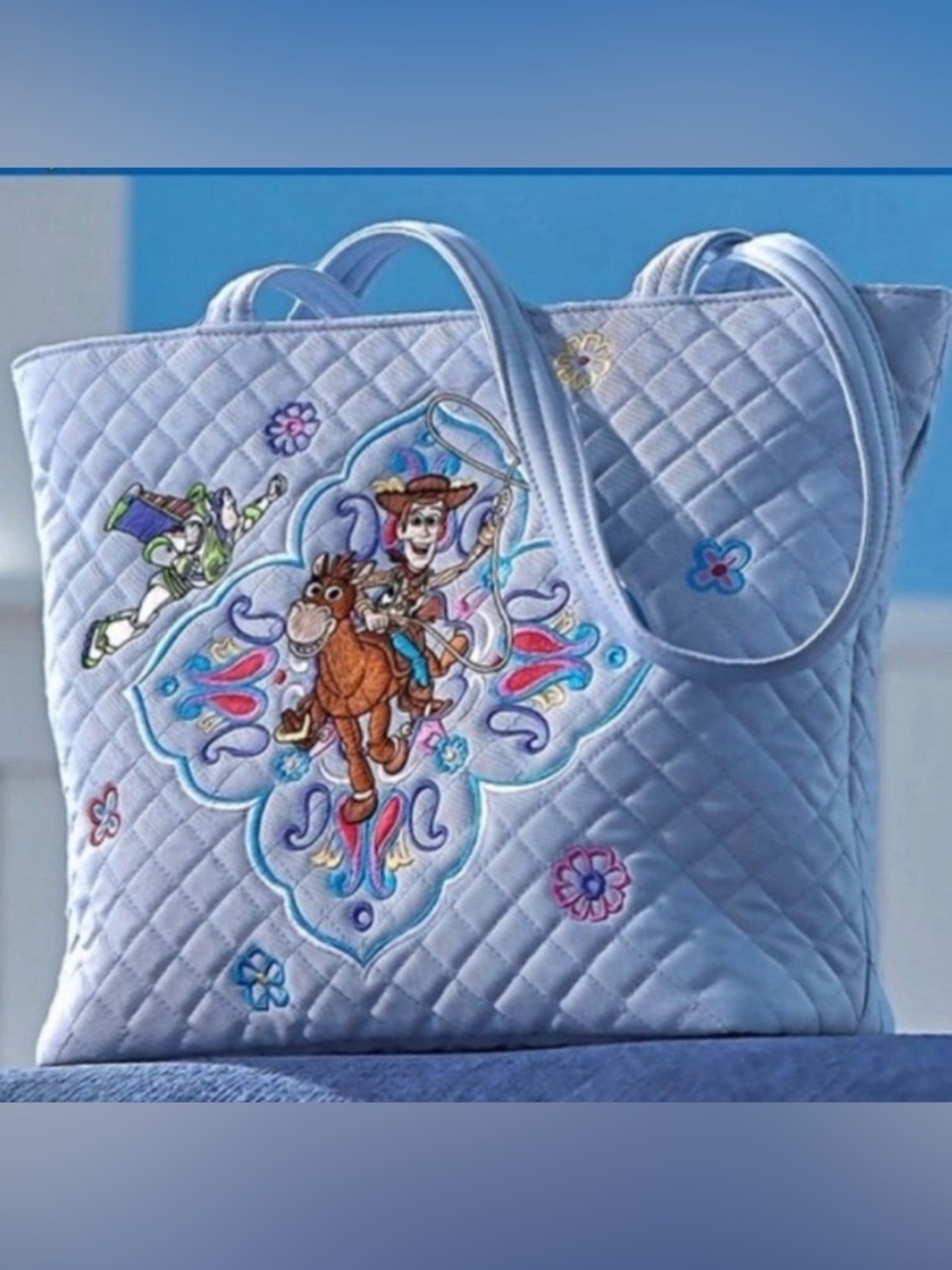 NWT Vera Bradley Toy Story Small Vera Tote Bag Disney Park Day Mom Toy Story 5
